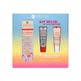 Erborian Cc Crème Illuminatrice Visage Spf25 Doré 15ml Coffret 3 Pièces