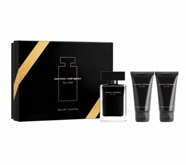 Narciso Rodriguez For Her Eau De Toilette Vaporisateur 50ml Coffret 3 Produits
