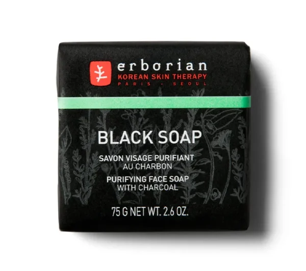 Erborian Savon au Charbon Noir 75g